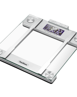 VonHaus Body Fat Scales 400lb Weight Capacity Hydration Monitor Composition Analyser Bathroom Scales